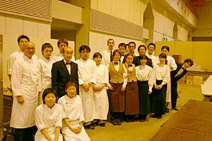 料理を作ったオーベルジュの皆さん